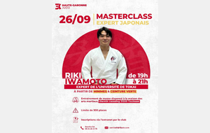 Entrainement avec un Champion japonais : Riki IWAMOTO