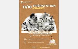 Stage préparation grade