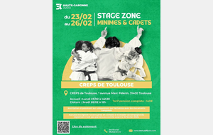 Stage CREPS - Judokas nés entre 2013 et 2009