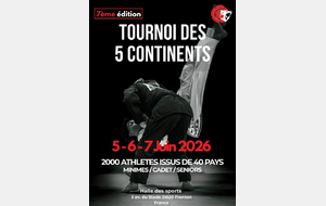 Tournoi des 5 Continents –  Grisolles / Fronton - Minimes