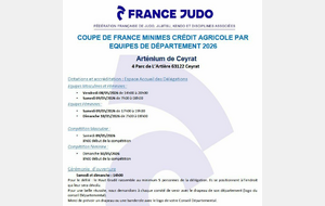 Coupe de France par équipe de département Minimes