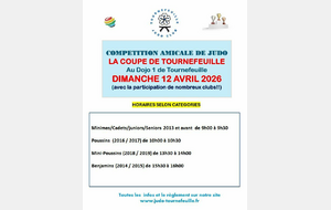 Rencontre Amicale TOURNEFEUILLE - Judokas nés en 2019 et avant