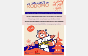Animation KODOMO - Places limitées - Événement Spécial Poussins (2016 / 2017) ET Mini-Poussins (2018 / 2019) De 10h30 à 11h30