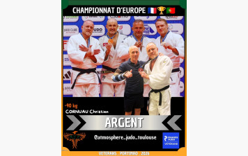 Vice Champion d'Europe Vétérans : Bravo Christian